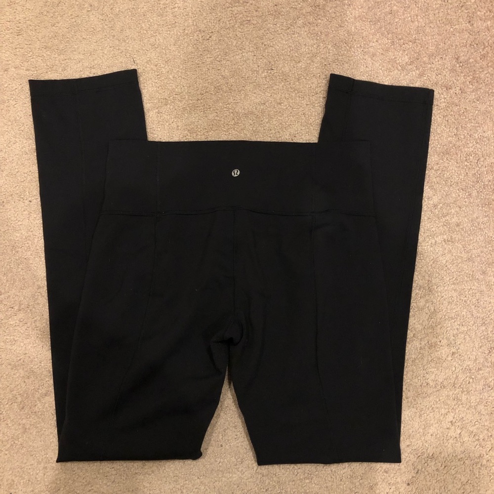 Black Lululemon pants sz 12